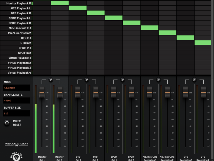 The Black Lion Audio Mixer for Revolution Interfaces is here!